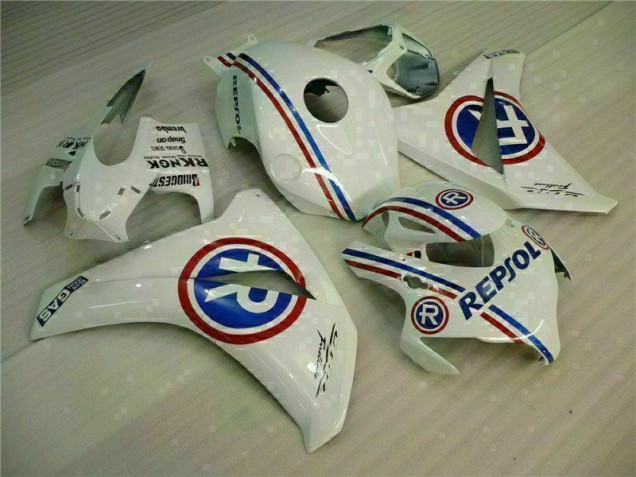 White Blue Repsol 2008-2011 CBR1000RR Motorcycle Fairings