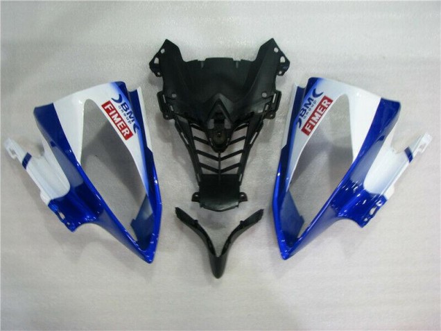 White Blue Sterilgarda Volvo 2008-2016 YZF R6 Motorcycle Fairings White Blue Sterilgarda Volvo 2008-2016 YZF R6 Motorcycle Fairings