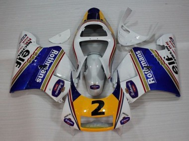 White Blue Yellow 1994-1996 NSR250 MC28 P4 Motorcycle Fairings