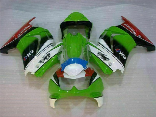 White Green Black Ninja 2008-2012 EX250 Motorcycle Fairings White Green Black Ninja 2008-2012 EX250 Motorcycle Fairings
