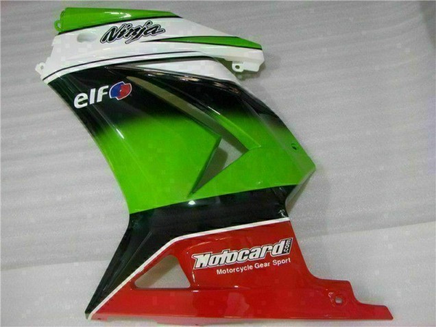 White Green Black Ninja 2008-2012 EX250 Motorcycle Fairings White Green Black Ninja 2008-2012 EX250 Motorcycle Fairings