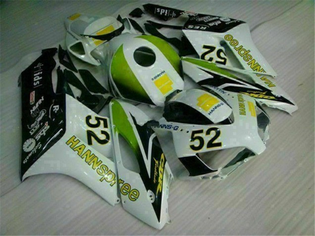 White Green Hannspree 52 2004-2005 CBR1000RR Motorcycle Fairings White Green Hannspree 52 2004-2005 CBR1000RR Motorcycle Fairings