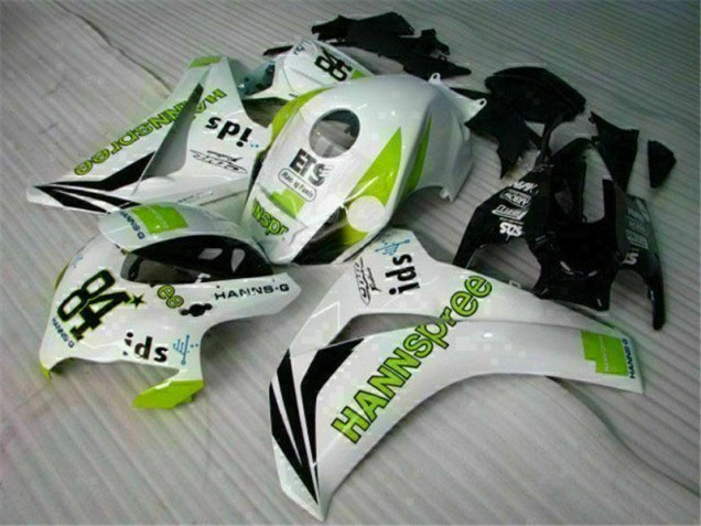 White Green Hannspree 84 2008-2011 CBR1000RR Motorcycle Fairings White Green Hannspree 84 2008-2011 CBR1000RR Motorcycle Fairings