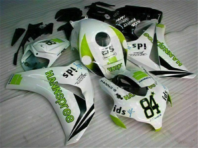White Green Hannspree 84 2008-2011 CBR1000RR Motorcycle Fairings White Green Hannspree 84 2008-2011 CBR1000RR Motorcycle Fairings