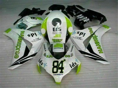 White Green Hannspree 84 2008-2011 CBR1000RR Motorcycle Fairings