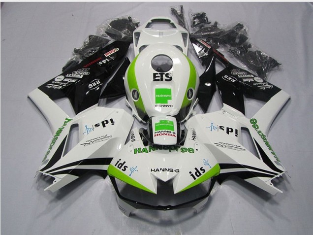 White Green Hannspree ETS 2013-2021 CBR600RR Motorcycle Fairings White Green Hannspree ETS 2013-2021 CBR600RR Motorcycle Fairings