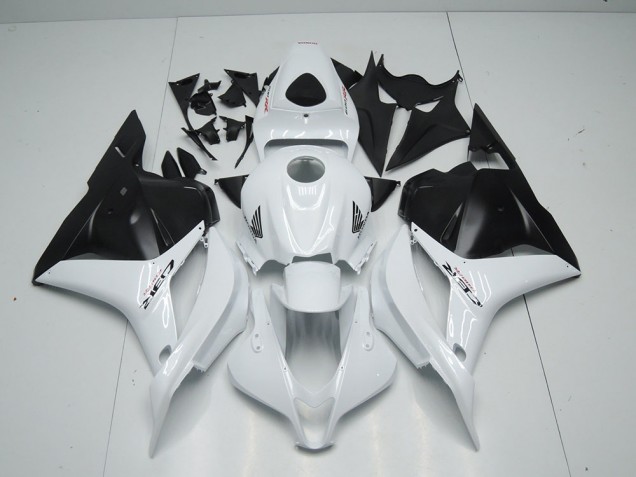 White Matte Black 2009-2012 CBR600RR Motorcycle Fairings White Matte Black 2009-2012 CBR600RR Motorcycle Fairings