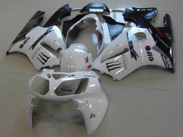 White Monster 2002-2006 ZX12R Motorcycle Fairings White Monster 2002-2006 ZX12R Motorcycle Fairings