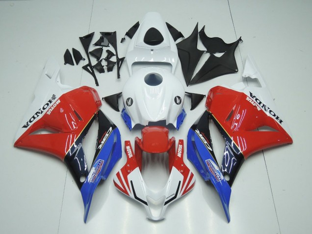White Motul Red Blue 2009-2012 CBR600RR Motorcycle Fairings White Motul Red Blue 2009-2012 CBR600RR Motorcycle Fairings