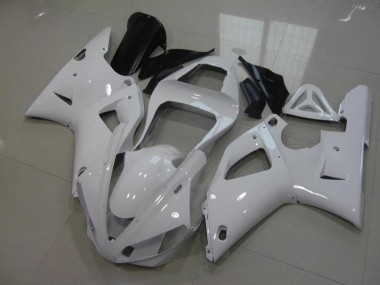 White No Decals 2000-2001 YZF R1 Motorcycle Fairings