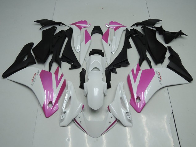 White Pink 2011-2013 CBR250RR Motorcycle Fairings White Pink 2011-2013 CBR250RR Motorcycle Fairings