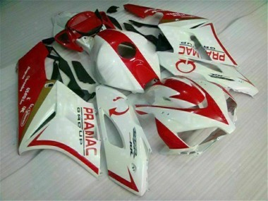 White Red 2004-2005 CBR1000RR Motorcycle Fairing Kits & Plastic