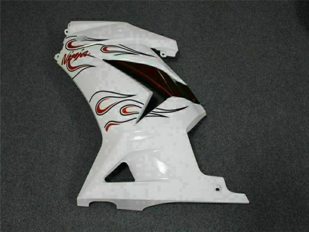 White Red 2008-2012 EX250 Motorcycle Fairings White Red 2008-2012 EX250 Motorcycle Fairings