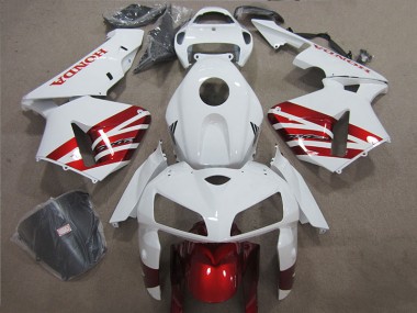 White Red Black 2004-2005 CBR1000RR Motorcycle Fairing