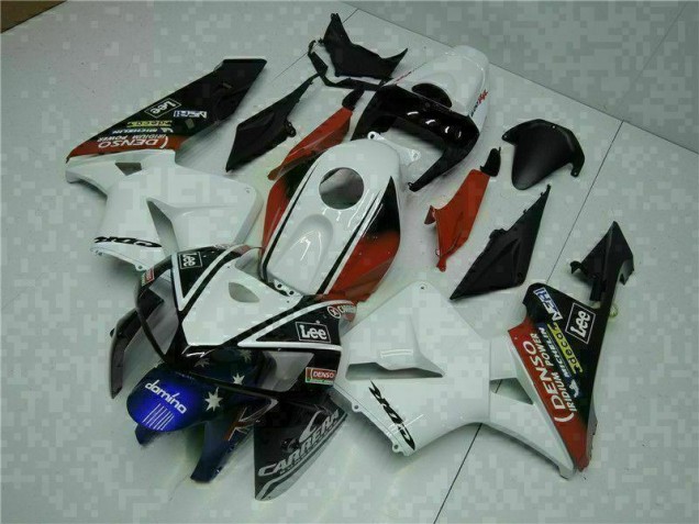 White Red Black Lee 2005-2006 CBR600RR Motorcycle Fairings