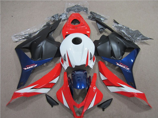White Red Blue 2009-2012 CBR600RR Motorcycle Fairings White Red Blue 2009-2012 CBR600RR Motorcycle Fairings