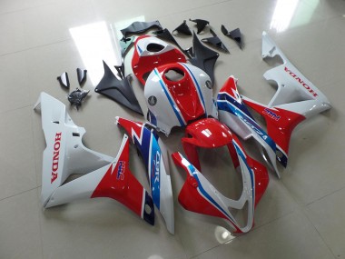 White Red Blue HRC 2007-2008 CBR600RR Motorcycle Fairings