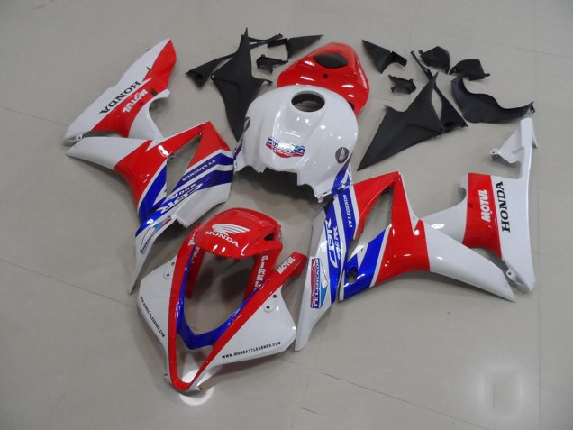 White Red Blue Motul 2007-2008 CBR600RR Motorcycle Fairings White Red Blue Motul 2007-2008 CBR600RR Motorcycle Fairings
