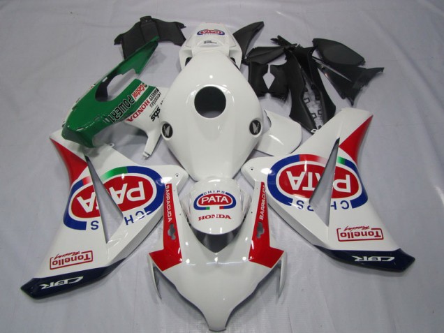 White Red PATA 2008-2011 CBR1000RR Motorcycle Fairing White Red PATA 2008-2011 CBR1000RR Motorcycle Fairing