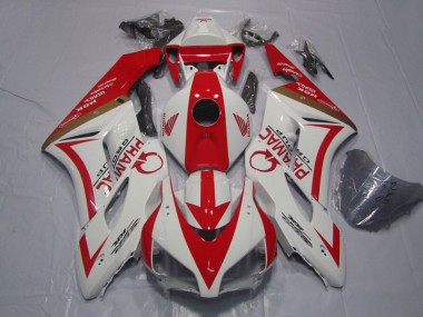 White Red PRAMAC 2004-2005 CBR1000RR Motorcycle Fairings