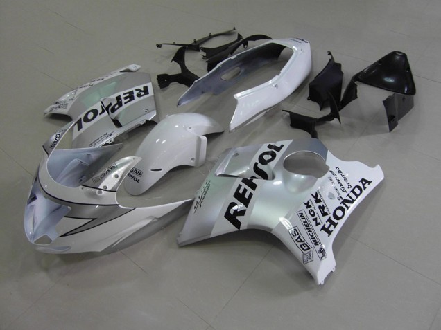White Repsol 1996-2007 CBR1100XX Motorcycle Fairings White Repsol 1996-2007 CBR1100XX Motorcycle Fairings