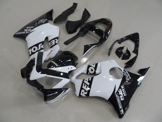 White Repsol 2001-2003 CBR600 F4i Motorcycle Fairings White Repsol 2001-2003 CBR600 F4i Motorcycle Fairings