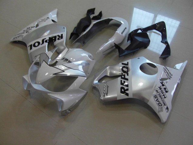 White Repsol 2004-2007 CBR600 F4i Motorcycle Fairings White Repsol 2004-2007 CBR600 F4i Motorcycle Fairings
