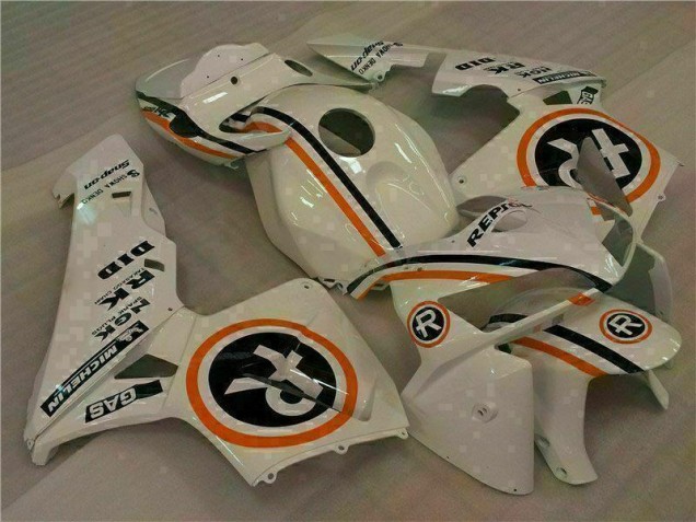 White Repsol 2005-2006 CBR600RR Motorcycle Fairings White Repsol 2005-2006 CBR600RR Motorcycle Fairings
