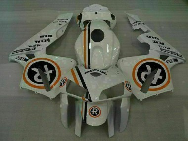 White Repsol 2005-2006 CBR600RR Motorcycle Fairings
