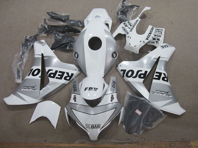 White Repsol 2008-2011 CBR1000RR Motorcycle Fairing White Repsol 2008-2011 CBR1000RR Motorcycle Fairing