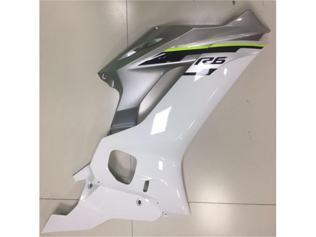 White Silver 2017-2021 YZF R6 Motorcycle Fairings White Silver 2017-2021 YZF R6 Motorcycle Fairings