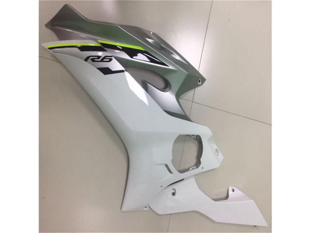 White Silver 2017-2021 YZF R6 Motorcycle Fairings White Silver 2017-2021 YZF R6 Motorcycle Fairings
