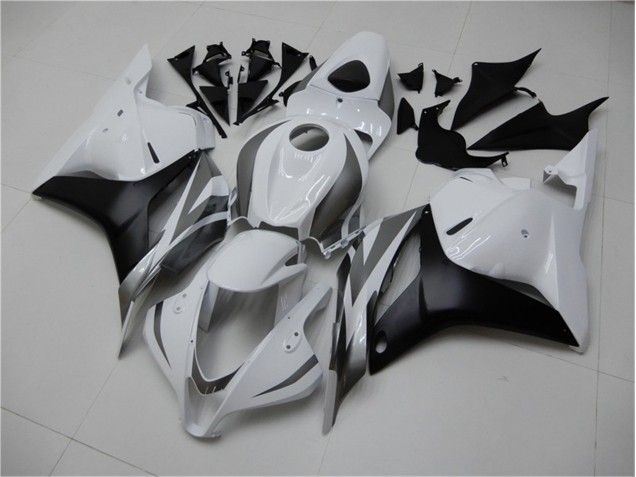 White Silver Black 2009-2012 CBR600RR Motorcycle Fairings White Silver Black 2009-2012 CBR600RR Motorcycle Fairings