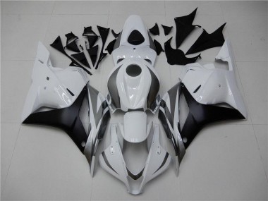 White Silver Black 2009-2012 CBR600RR Motorcycle Fairings