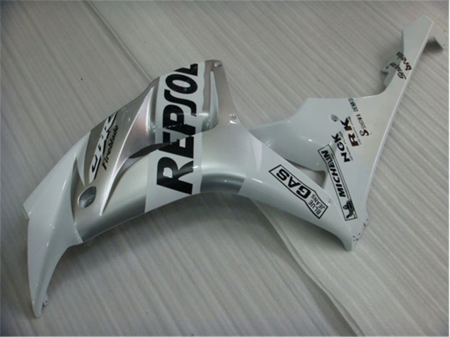 White Silver Black Repsol 2004-2005 CBR1000RR Motorcycle Fairings White Silver Black Repsol 2004-2005 CBR1000RR Motorcycle Fairings