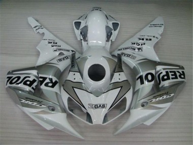 White Silver Black Repsol 2004-2005 CBR1000RR Motorcycle Fairings