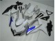 White Silver Blue 2008-2010 GSXR 600/750 Motorcycle Fairings White Silver Blue 2008-2010 GSXR 600/750 Motorcycle Fairings