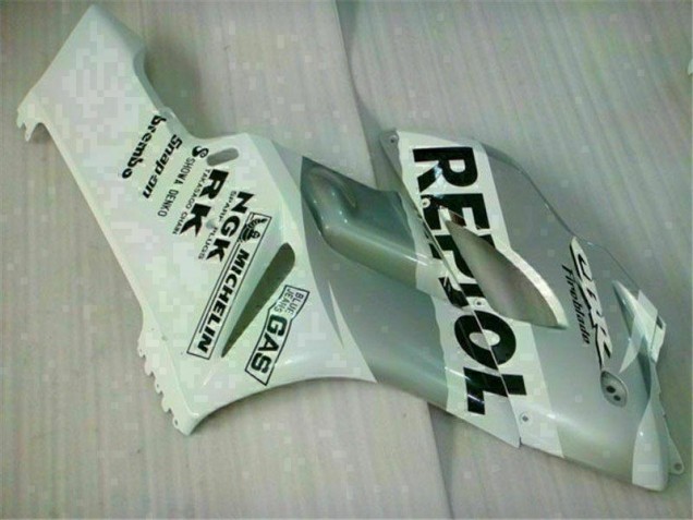 White Silver Repsol 2004-2005 CBR1000RR Motorcycle Fairings White Silver Repsol 2004-2005 CBR1000RR Motorcycle Fairings