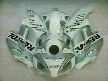 White Silver Repsol 2004-2005 CBR1000RR Motorcycle Fairings