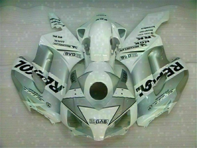 White Silver Repsol 2004-2005 CBR1000RR Motorcycle Fairings White Silver Repsol 2004-2005 CBR1000RR Motorcycle Fairings