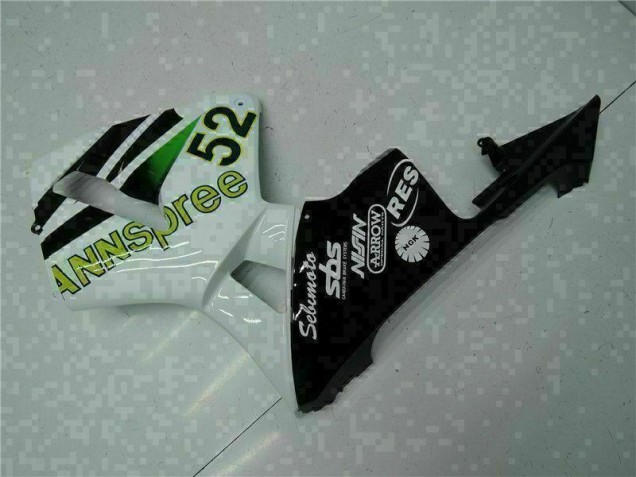 White Yellow Green 52 2005-2006 CBR600RR Motorcycle Fairings White Yellow Green 52 2005-2006 CBR600RR Motorcycle Fairings