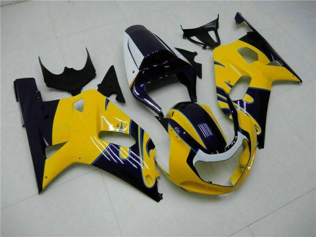 Yellow 2001-2003 GSXR 600/750 Motorcycle Bodywork Yellow 2001-2003 GSXR 600/750 Motorcycle Bodywork