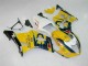 Yellow 2003-2004 GSXR 1000 Motorcycle Fairings