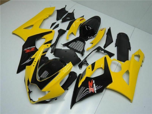 Yellow 2005-2006 GSXR 1000 Motorcycle Fairings Yellow 2005-2006 GSXR 1000 Motorcycle Fairings