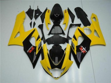 Yellow 2005-2006 GSXR 1000 Motorcycle Fairings