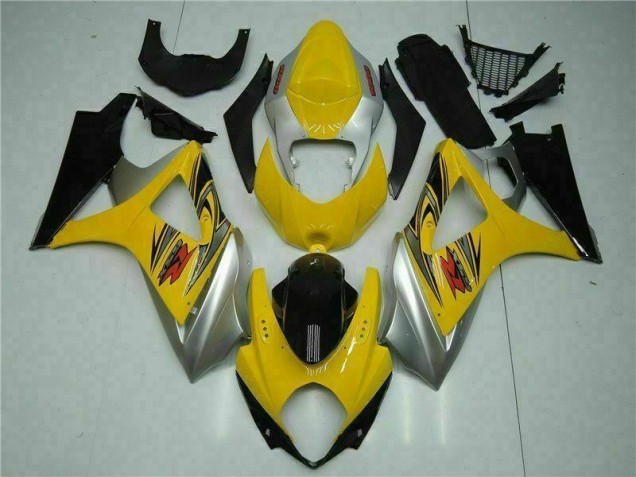 Yellow 2007-2008 GSXR 1000 Motorcycle Bodywork Yellow 2007-2008 GSXR 1000 Motorcycle Bodywork