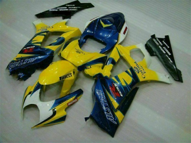 Yellow 2007-2008 GSXR 1000 Motorcycle Fairing Yellow 2007-2008 GSXR 1000 Motorcycle Fairing