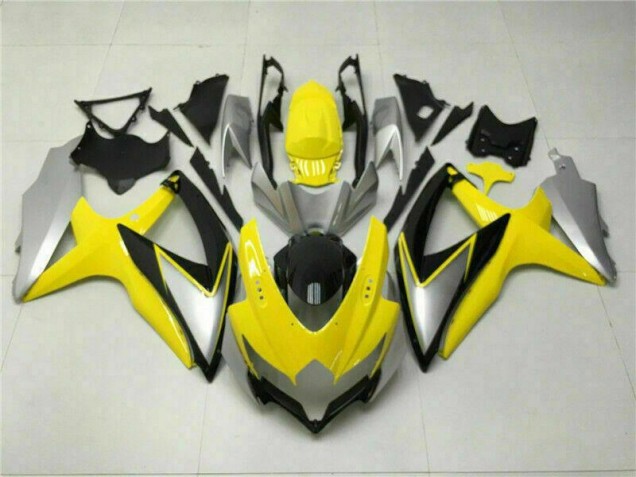 Yellow 2008-2010 GSXR 600/750 Motorcycle Fairings Yellow 2008-2010 GSXR 600/750 Motorcycle Fairings