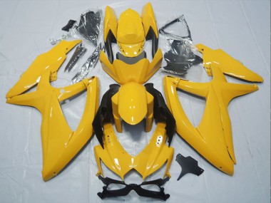 Yellow 2008-2010 GSXR 750 Motorcycle Fairings
