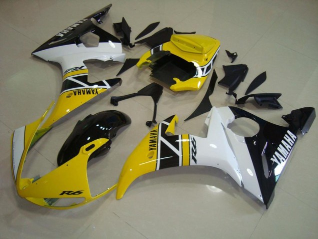 Yellow Anniversary 2003-2005 YZF R6 Motorcycle Fairings Yellow Anniversary 2003-2005 YZF R6 Motorcycle Fairings